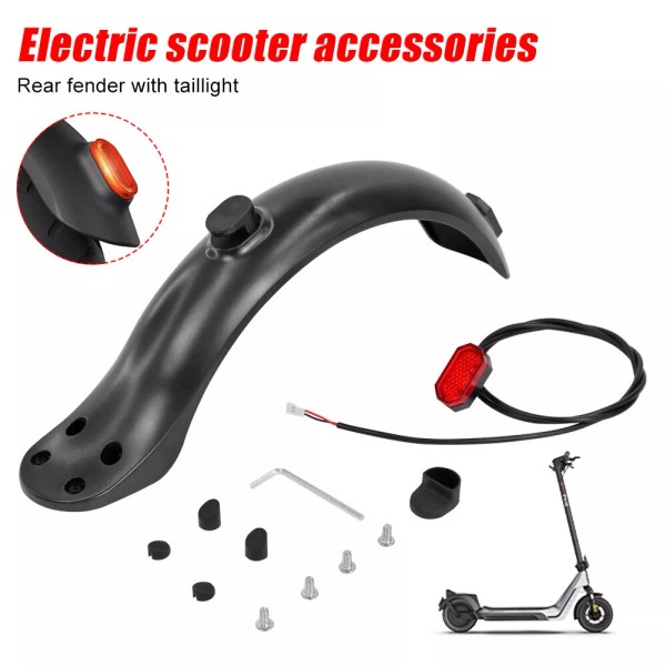 Unbranded 4 Hole Replacement Rear Mudguard Fender Taillight Set for