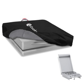 Burner Covers for Delta Heat Single Side Burner Built-in,Waterproof Outdoor Grill Burner Cover with Plush Lining,18''L x 13''W x 4''H,Black