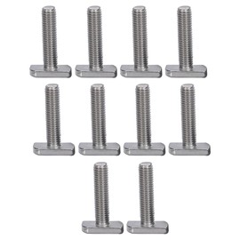 T Bolt M8x60 Hammer Head Bolt Stainless Steel T Slot Screw Mechanical Hardware Part for Aluminum Profile, Photovoltaic Solar Mountin