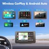 [QPJ] 2025 upgraded wireless Carplay audio with suction cup and