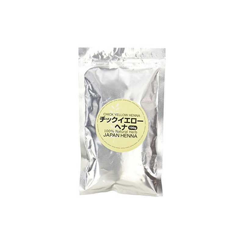 ジャパンヘナ チックイエロートリートメント 100g