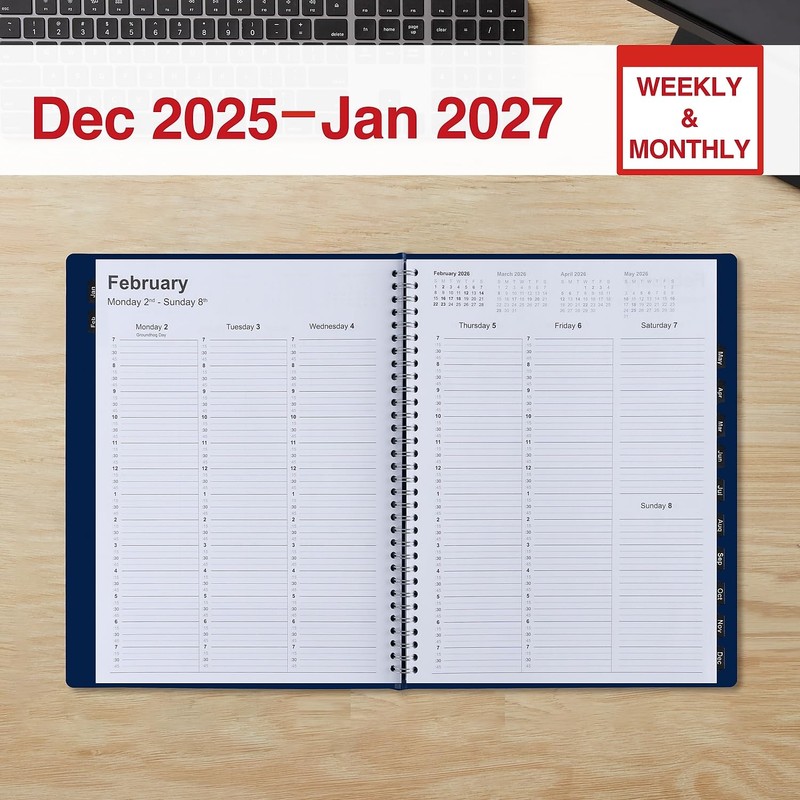 Staples 2026 Year 8" x 11" Weekly & Monthly Appointment