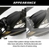 CHANGCHENG Motorcycle Rear Fender Mudguard Fender Protector Carbon Fiber Pattern