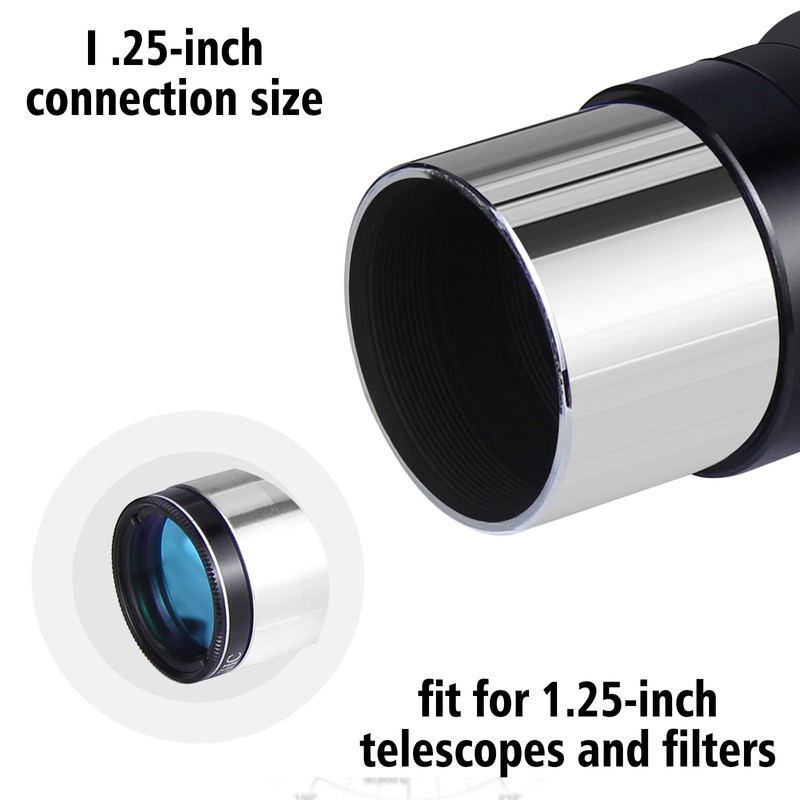 CelticBird Telescope Accessory Kit with 1.25inch Plossl Premium Telescope Eyepiece