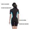 Wetsuit 2mm Women Zip Front Neoprene Short Sleeve Wetsuits,for Surfing