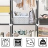 LOKEME Portable Closet, Portable Closets for Hanging Clothes with 3
