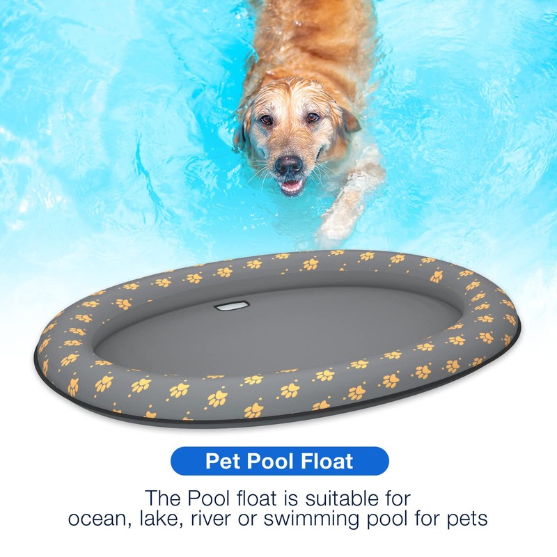 Pet Soft Dog Float Raft - Inflatable Dog Swimming Float
