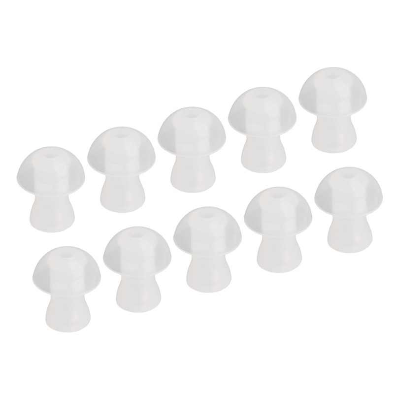 30pcs Hearing Amplifiers Eartips Soft Silicone White Accessories Replacement Earbud