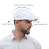 Newsboy Cap for Men 100% Cotton Mens Flat Hats Newsies