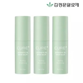 Cure 큐어 2X크림 수분 스틱밤 3개 Cure 2X Cream Moisturizing Stick Balm 3 Pieces [Basic Product]
