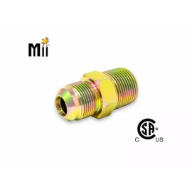 MIIFLEX 1'' OD 12'' long Gas Connector w/ 3/4'' MIP x 3/4'' FIP Adapter, Gas/Heater Line