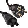 kenable Clover Leaf Male C5 Plug to Euro Schuko Plug