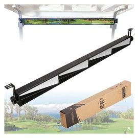 10L0L Golf Cart 4 Panel Mirror Wide Angle Rear View Mirror Universal for Club Car EZGO Yamaha Golf Carts Eliminate Blind Spots
