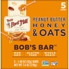 Bob's Red Mill 5pk PB Honey & Oats Bar, 5