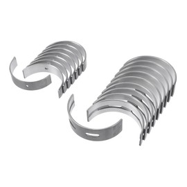 X AUTOHAUX Main Bearing and Connecting Rod Bearing Kit No.1170475031/1304175050 for Toyota Tacoma 2005-2018 Engine Crankshaft Rod Bearing Metal Silver Tone 18Pcs