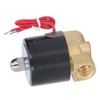 Brass Electric Solenoid Valve Female Thread 1 Way Flowing Normally
