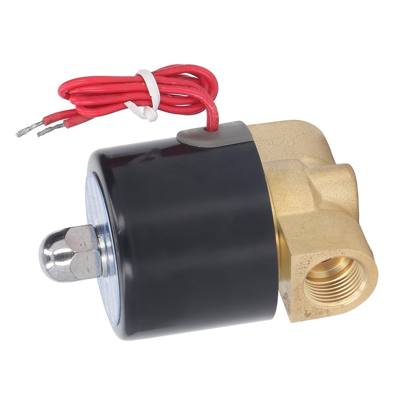 Brass Electric Solenoid Valve Female Thread 1 Way Flowing Normally