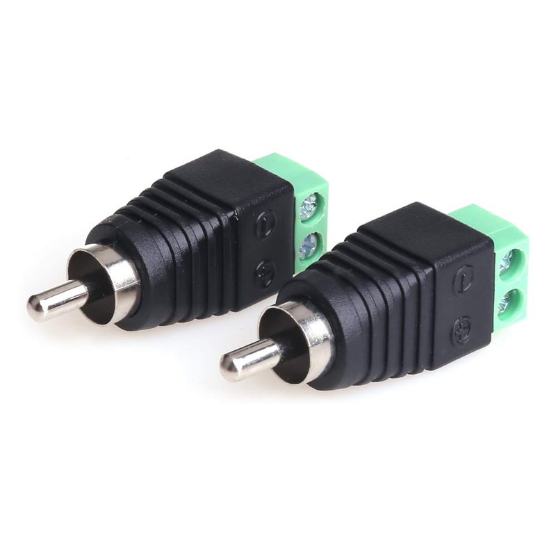 MOBOREST RCA Cable Audio Adapter, Phono RCA Male Plug to