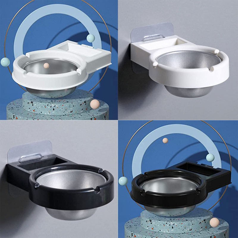 2 pieces wall mounted ashtray, toilet wall ashtray, ashtray wall