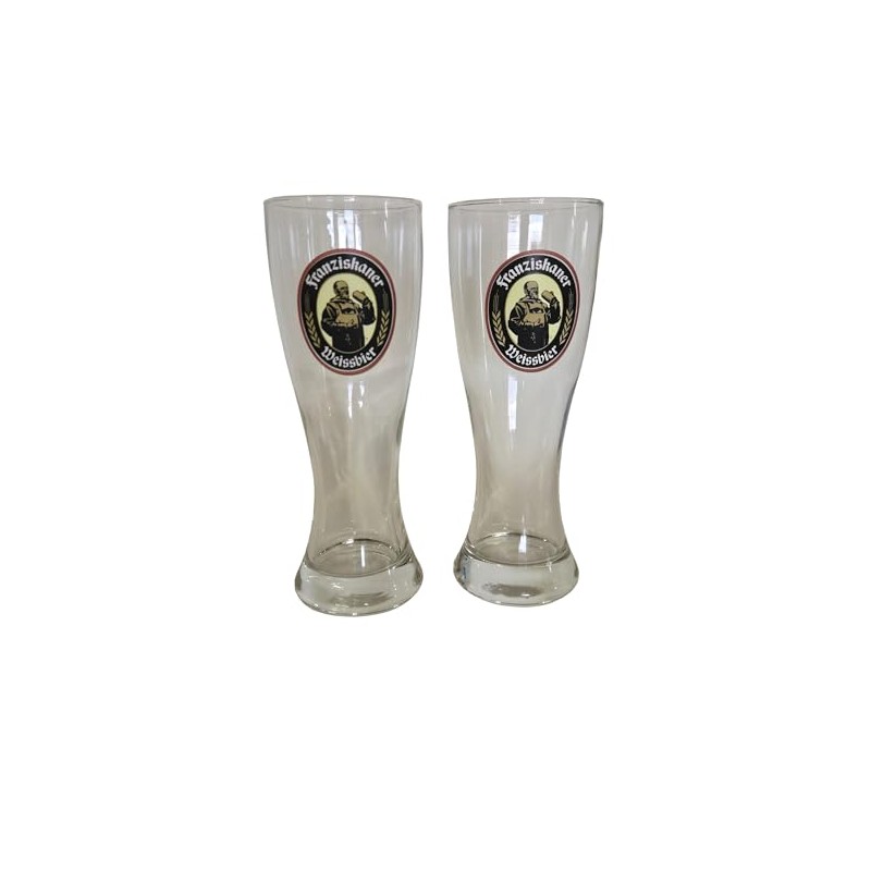 Franziskaner Weissbier Wheat Beer Glass | XL .5 L Glass