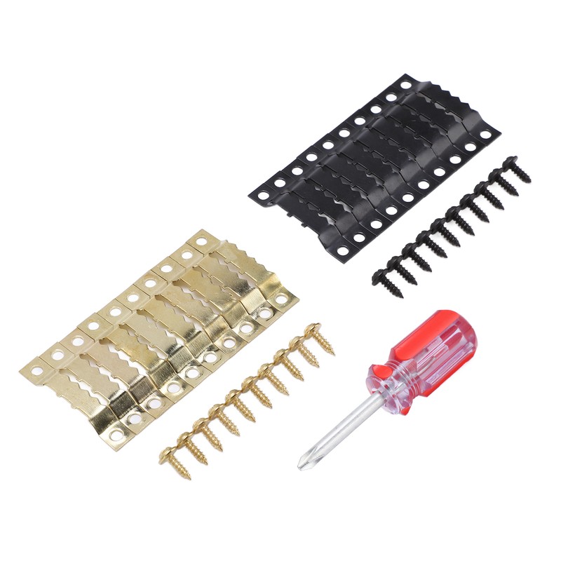 600PCS Sawtooth Picture Hangers Double Hole Sawtooh Frame Hanging Hooks