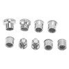 9pcs Microdermabrasion Replacement Tips Metal Multi Size Professional Facial Dermabrasion