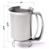 Stainless Steel Pancake Cupcake Batter Dispenser - Great for Cupcakes