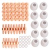 75pcs Shield Cup Tip Electrode Swirl Ring for PT-31 LG