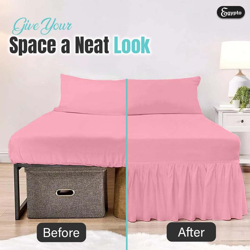 Egypto Plain Dyed Deep 𝐅𝐢𝐭𝐭𝐞𝐝 𝐕𝐚𝐥𝐚𝐧𝐜𝐞 Sheet Single – Easy