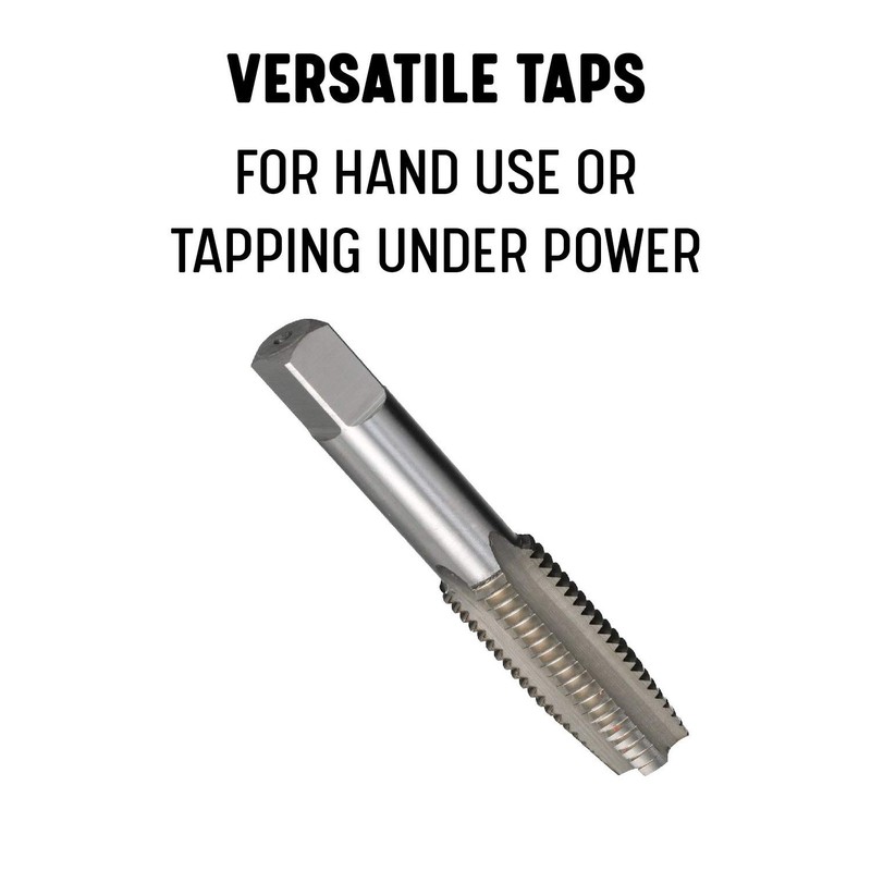 Drill America DWT54582 3/8"-16 UNC High Speed Steel Taper Tap,