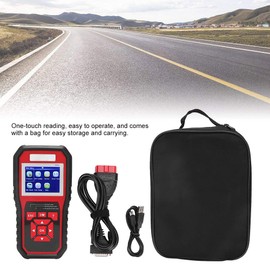 KW850 OBD2 EOBD Scanner Car Code Reader Fehlercodes lesen und löschen Diagnoseinstrument für Automotor-Fehlerscanner Auto Test Tool(schwarz + rot)