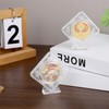 4 Pcs Coin Display Case Stand for Collectors 3D Acrylic
