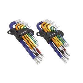 Sealey AK7190 AK7193 Ball End Torx Hex Key Set - Multi-Colour