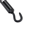 Nicerity 4 Pcs M5 Adjustable Hook and Eye Turnbuckle Black