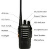 Long Range Walkie Talkies Rechargeable Two-Way Radios with Earpiece, Walkie