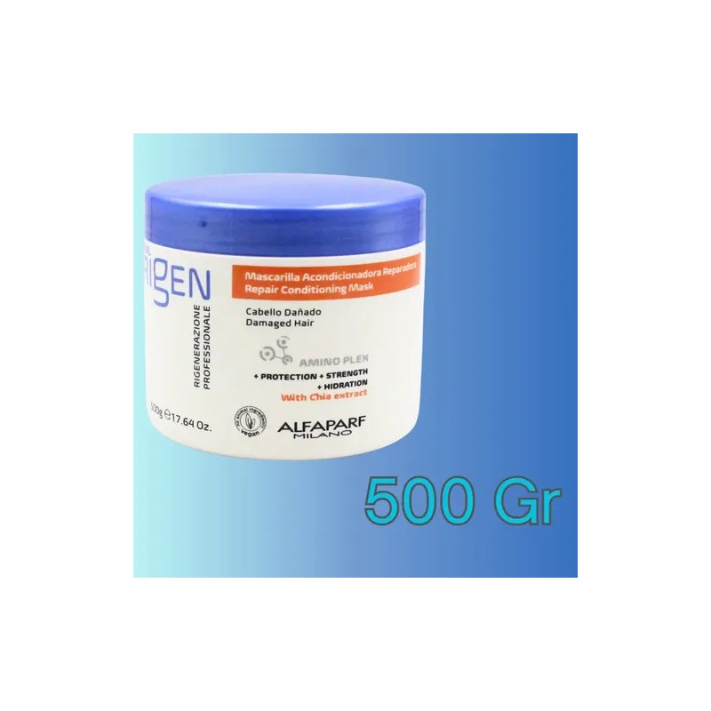 Crema Extracto Chia Reparadora Alfaparf Real Rigen 500g