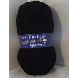 DK Double Knitting Wool/Yarn 100g 40 Colours (Black 940)
