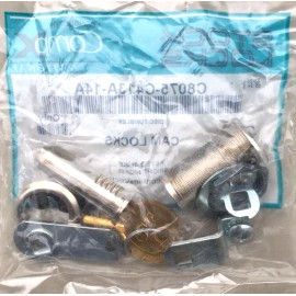 CompX (3) CompX C8075-C413A  Cam Lock 1-7/16" Keyed Alike  Bright Nickel USA MADE