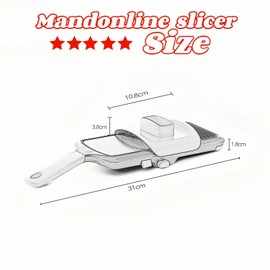 Adjustable Slice & Julienne Mandoline, Manual Graters & Slicers,Food Slicer with Safety Guard,Mandoline Vegetable Slicer,Precision Cutting of Onions, Potatoes and Other Vegetables and Fruits.（Black）