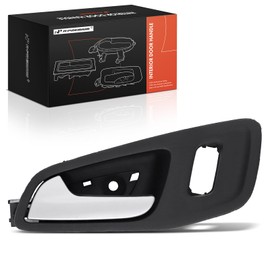 A-Premium Front Left Driver Side Interior Door Handle Compatible with Ford Escape 2013-2019, C-Max 2013-2018, Black Housing with Silver Lever, with Power Door Locks, Replace# CJ5Z-7822601-BB