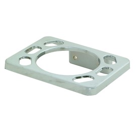 EZ-FLO 15206 Toothbrush and Cup Holder with Exposed Screw, Chrome