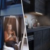 DWEPTU 12 Inch Under Cabinet Light, LED Light Bar, USB