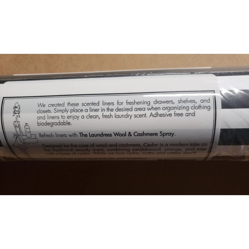 The Laundress SCENTED SHELF & DRAWER LINERS - CEDAR SCENT