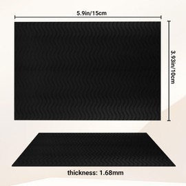 6 Pcs Shoe Sole Pads,Shoes Bottom Pads,Self Adhesive Shoe Sole Protectors,Shoes Grip Protector for Heels(Black,White,Light Brown)