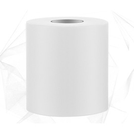 Swpeet 6 Inch by 200 Yards White Tulle Fabric Roll, Fabric Spool Tulle Ribbon, Netting Polyester Spool Ideal for DIY Handmade Birthday Party Wedding Decorations Christmas Craft Supplies