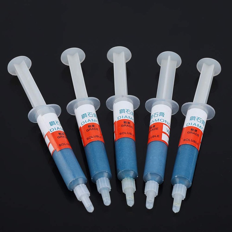 Akozon Diamond Grinding Paste 5 Pieces/Set Diamond Lapping Paste Polishing