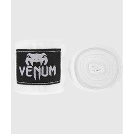 VENUM Bandage 4.5m // Venum Bandage Boxing Kickboxing Martial Arts Hand Wraps (White)