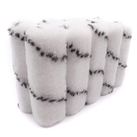 COTTAM Nylon Paint Roller Sleeves (Medium Pile) x10 | Mini/Small 4 Inch | Solvent Resistant Roller Sleeves | The Mini Rollers for Painting Epoxy & Oil Based Coatings