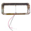 GaeaAuto Pair Headlight Bezel Trim Chrome with 12" Amber LED