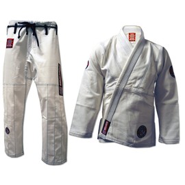 ROLL HARD Brand Brazilian Jiu Jitsu Kimonos - White (A7)